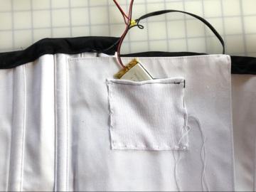 Be sure there's enough wire slack so that your adjusted corset will fit without strain.