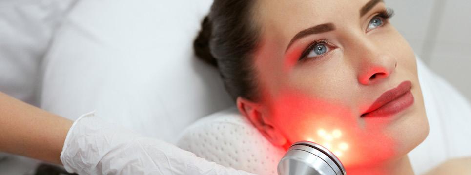 LED LIGHT THERAPY 45 LED light therapy has numerous healing properties with immediate results.