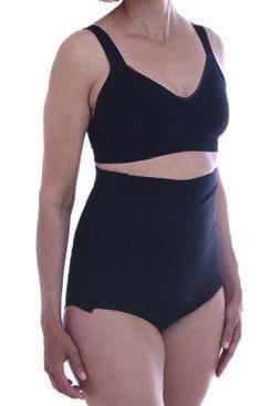 Hook and eye closure in both sides, open crotch, wide back and adjustable shoulder straps. Sizes XS - 2XL. ANNIE.