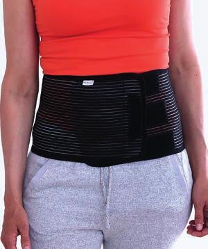 Elastic binder for relief and efficient support