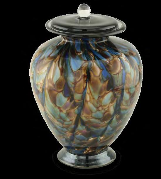 Flared Hand Blown Glass Urns (Continued) Sonata
