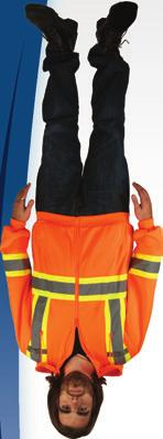 Jacket can be worn alone or paired with zip in Hoodie High-Vis Outer Traffic Jacket with Detachable Hood C271182xx Lime Green S-7XL C271181xx Orange S-7XL Breathable, waterproof fabric adapts to any