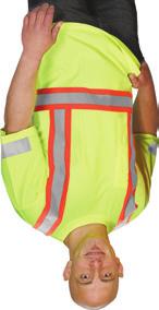 Sleeve Traffic T-Shirt with 4" Tape C591282xx Lime Green S