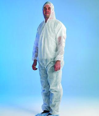 VWRI113-8266 X-Large 30 enquire VWRI113-8267 2X-Large 30 enquire VWRI113-8268 Overalls, PP, with hood Overalls made from non-woven PP. Ideal for non-critical applications.