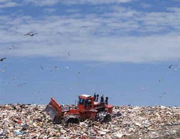 Toxics in the Trash At the Landfill, toxics will:
