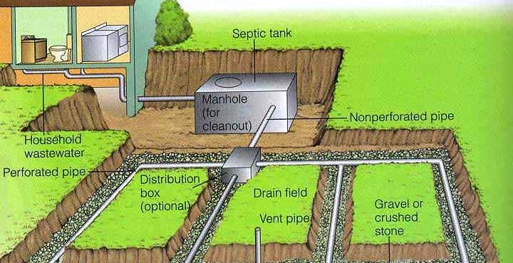 Septic Systems Solids settle in the tank Bacteria digests organic matter Liquid drains