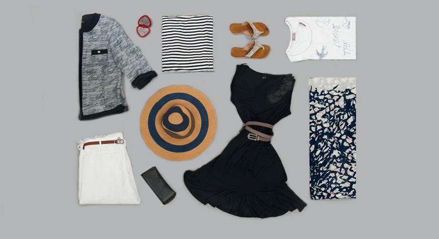 PERFECT OUTFITS CôTE D AZUR Travel the Mediterranean in nautical blue & white looks, stripes and