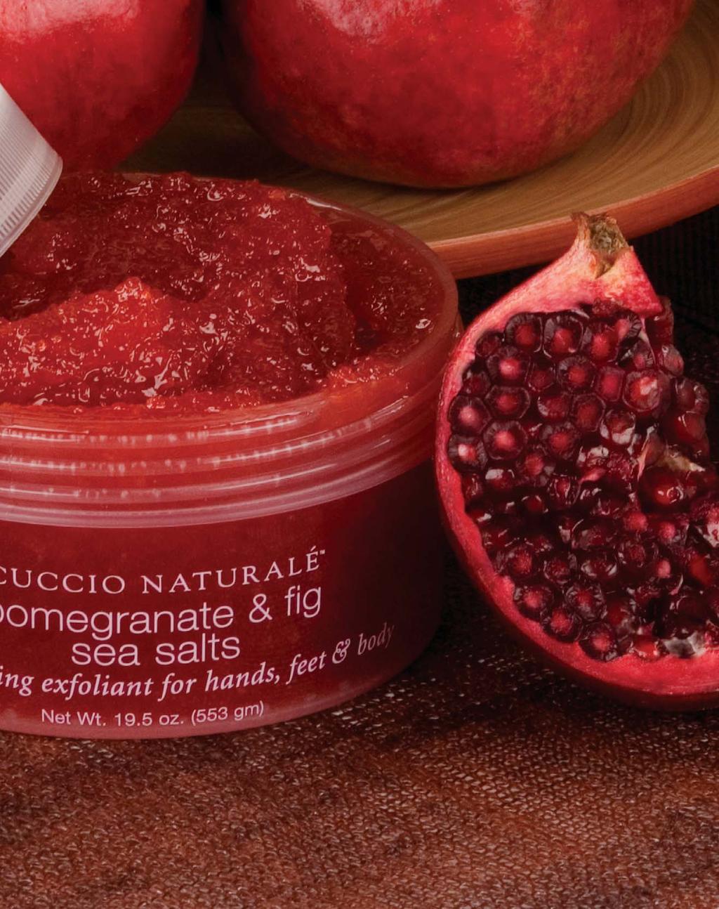 Nails Magazine Readers Choice New Product 2007 Sea Salts Rich in minerals, natural sea salts gently exfoliate to reveal softer and silkier skin while pomegranate and fig extracts provide nourishing