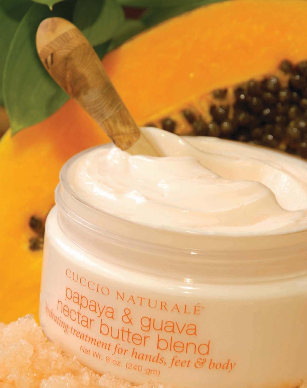 Papaya and Guava Regenerating & Healing Butter Blend 10x the Moisturizing Power of Lotions A non-oily intense hydration treatment for silky smooth skin.