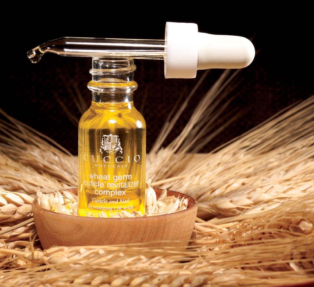 Wheat Germ Cuticle Oil This unique, natural, revitalizing complex contains a blend of Wheat Germ Oil, Safflower Oil, Grapeseed Oil,