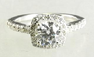 01 ct, GIA SI-1 with $4,000 - $6,000 413 14k yellow gold diamond solitaire ring with 1.