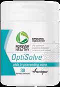 ONLY R209 AE/08207/12 OptiSolve 30 softgel capsules Aids in preventing acne Helps the body prevent and clear acne from inside out and aids in wound healing, detoxing the body, reducing