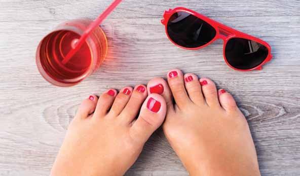 MANICURE + PEDICURE TREATMENTS So often we abuse and neglect our hands and feet so every once in a while they deserve a good pampering.