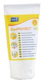 DEB SUN PROTECT SPF30+ protection from the sun's harmful rays.