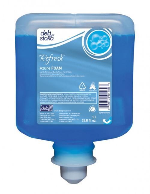 Fragrance Mild Foam Soap 2L Cartridge 4 RFW2LT 180 DB98165 DEB CLEANSE WASHROOM 1000 DISPENSER - BioCote 1L