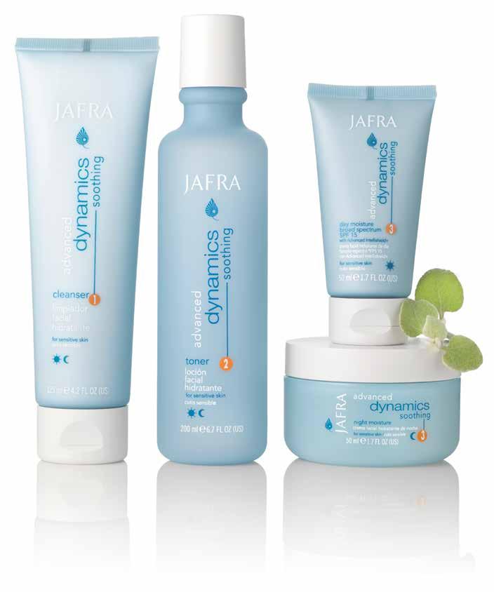 Sensitive Skin Regimen Soothes skin and helps minimize the appearance of redness advanced dynamics soothing BOTANICAL BENEFITS: Emblica: Age-defying Licorice: Soothing Hemidesmus: Anti-oxidant