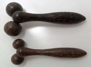 These massage tools are available in 2 sizes Small and Large and available in premium Asian Red hard wood, ( Pradoo which is a type of Mahogany),