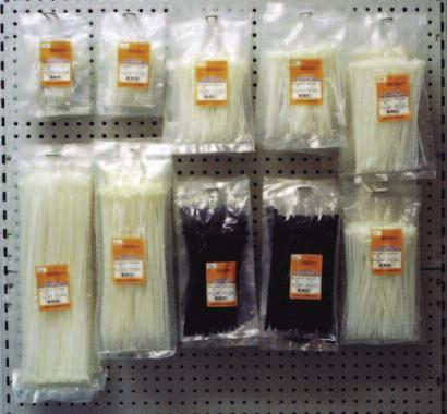Other Displays Display #10905 Cable Ties 17001 Cable ties 4 18 lb. test natural 10 17003 Cable ties 5.5 30 lb. test natural 10 17005 Cable ties 7.5 50 lb test natural 10 17006 Cable ties 7.5 50 lb. test black 10 17007 Cable ties 11 50 lb.