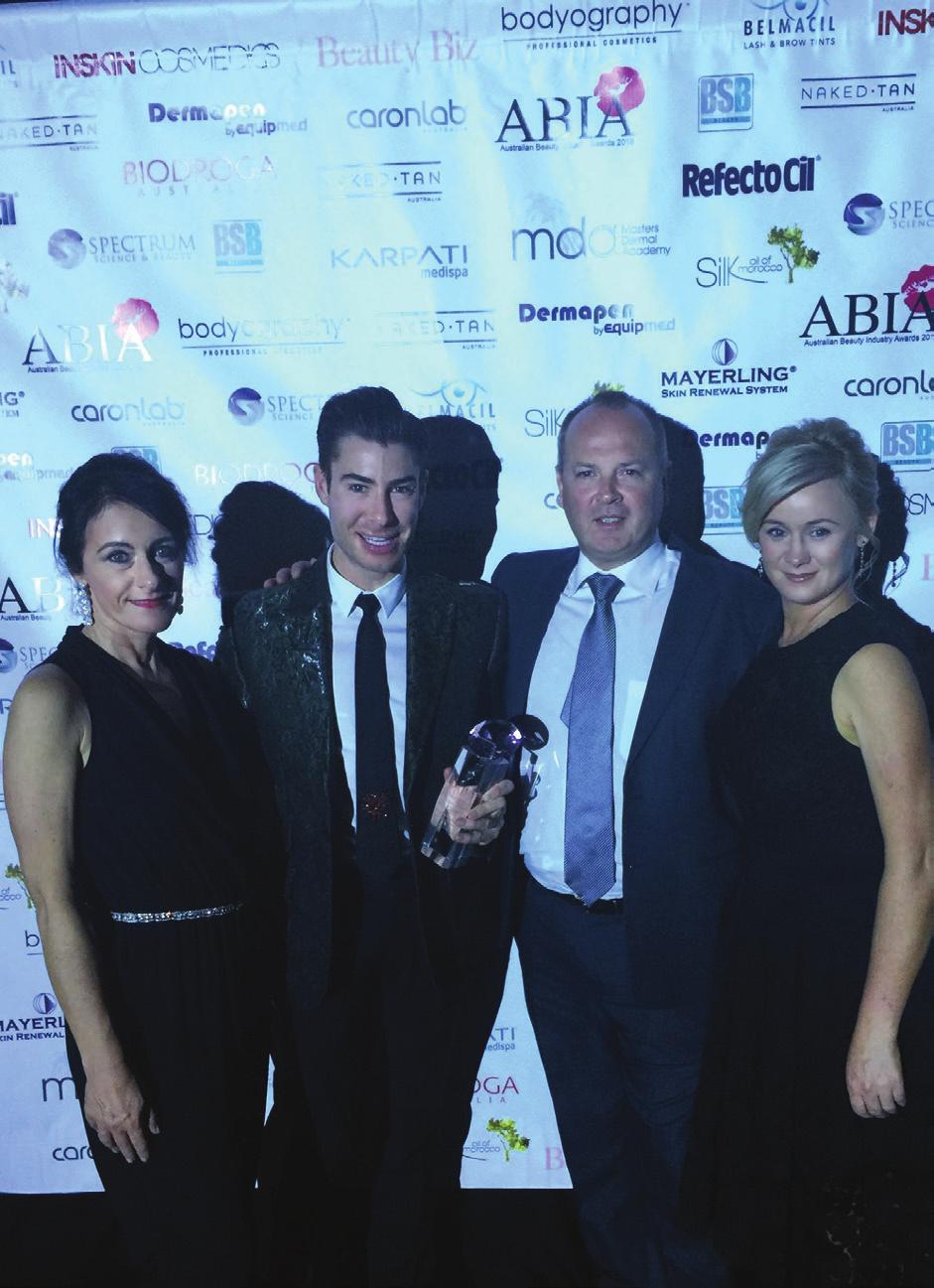 ABIA WINNER AS BEST EDUCATOR OF THE YEAR ABIA Australian Beauty Industry Awards 2016 ««WINNER August 2016 Andrew Christie DermapenWorld Global Medical Trainer and Clinical Director was awarded the
