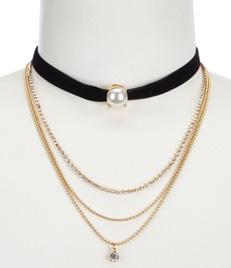 .. Bold necklaces and trendy accessories make even a basic tee-shirt look fab!