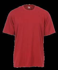 BASICS PRICE DOES NOT INCLUDE DECORATION 4120 BADGER B CORE S/S TEE SIZES: S-2XL reg. $17.29 ea.