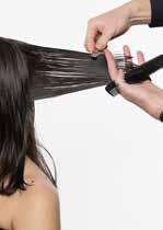 Using a razor, cut the hair from the shortest length increasing the