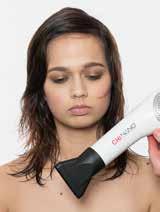 COSMOS styling 1 2 3 STEP 1 - Spray a light amount of CHI Volume Booster on the hair and massage in thoroughly. STEP 1 - Blow-dry the hair slightly using the CHI Nano Hairdryer.
