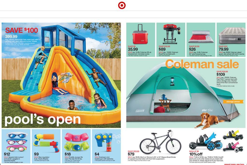 PROMO HIGHLIGHTS UNFORGETTABLE SUMMER As in the last few weeks, many stores again featured products for summer activities, but this week,
