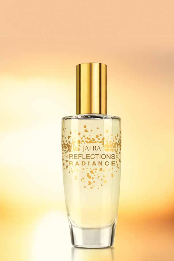 on the BRIGHT SIDE Brighten your style with sunny Italian mandarin and luminous ylang ylang. NEW! NEW LOOK! JAFRA Reflections EDT Floral, Marine $32 SAVE OVER 25% 1.7 fl.