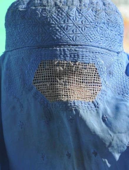 Burqa A different style of the niqāb, the burqa is composed of many yards of light material pleated around the cap and fits over the top of the head.