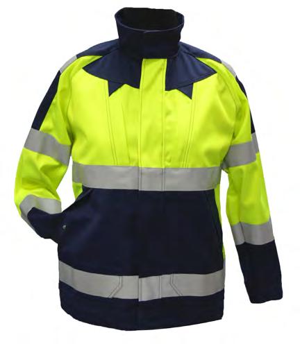 Inner lining for wind protection, rib at bottom sleeves and reinforced bottom hem Sizes XS 4XL 75206186 100% polyester, 60 g/m² EN ISO 20471 class 780061169