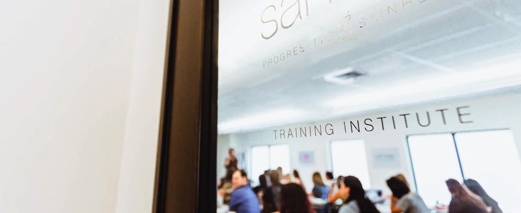 SANITAS SKINCARE INSTITUTE The Training Institute teaches that healthy, beautiful skin is the result of the right balance of stimulation and nourishment.