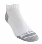 Cotton Low Cut Work Sock A60-3 (3 PACK) Extended reinforcement for added durability. Deep heel pocket, arch support, spandex and stay-put top prevent socks from slipping and bunching.