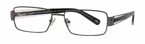 Vintage inspired deep semi-rimless with acetate browline, embossed grid pattern temples with acetate tips WARWICK AVENUE