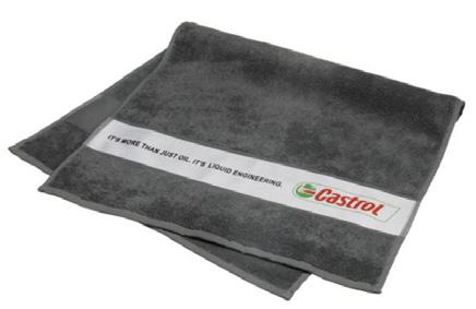 MERCHANDISE HAND TOWEL Hand Towel approximately 50x90 DRAWSTRING BAG 100 % cotton Green Polyester bag with black
