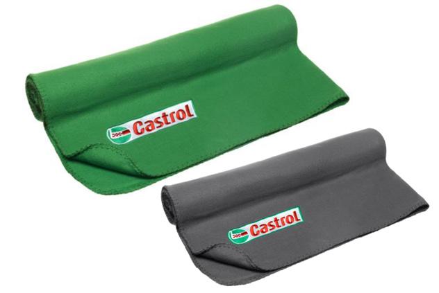 Printed Castrol logo on cover only. Item colour: White.