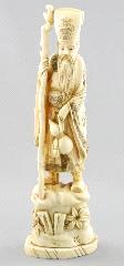 Oriental carved ivory "year of the horse" pendant.