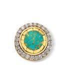 sapphire Mystique earrings M1E 18kt yellow gold, diamond,