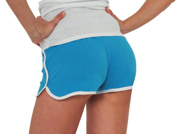 TB363 LADIES FRENCH TERRY HOTPANTS 280 GSM FRENCHTERRY 33% COTTON 62% POLYESTER 5% SPANDEX REGULAR FIT 14,90