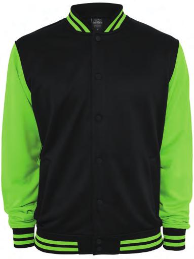 UK039 Kids Neon College Jacket 300 GSM Unbrushed Fleece 100% Polyester Regular Fit 8, 10, 12 and 14 years 39,90 1101690 black/green UK033 Kids Arrow