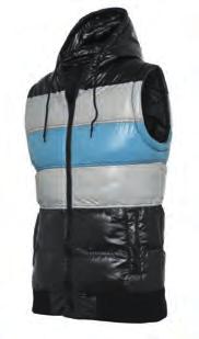 UK049 Kids Contrast Bubble Vest 40D Nylon Body: 100% Nylon, Lining: 100% Polyester Regular Fit 8, 10, 12 and 14 years black/limegreen