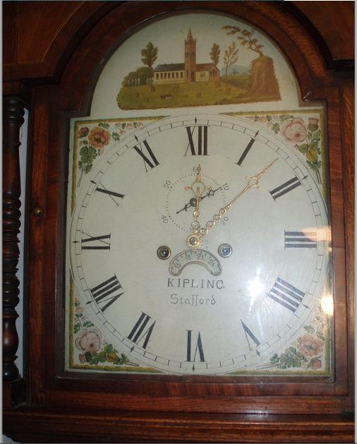 Images of some Staffordshire registers have also recently come on line, enabling the story of William and John Kipling, clockmakers of