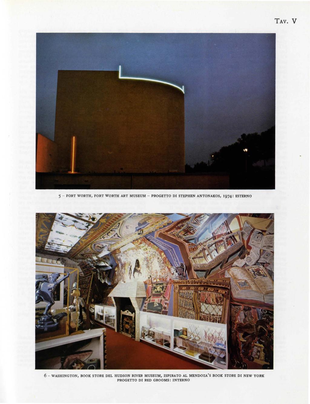 TAv. V 5 - FORT WORTH, FORT WORTH ART MUSEUM - PROGETTO DI STEPHEN ANTONAKOS, 1974: ESTERNO 6 - WASHINGTON,