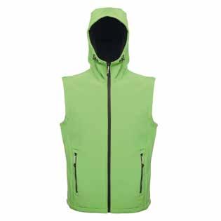 Integrated adjustable hood Two deep zipped pockets Anti-pilling, unlined Stretchy fit Full front zip fastening 2 large front pockets with Active Fleece by lining Concealed front