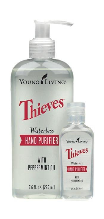 fragrances. THIEVES WATERLESS HAND PURIFIER Single Item No. 362102 3 pk. Item No. 362202 225 ml Item No.