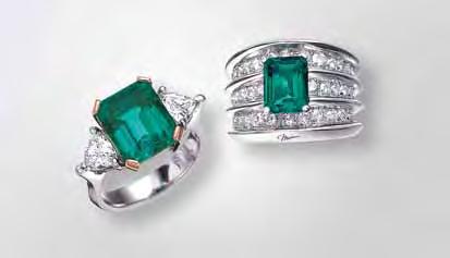 2. Chemical composition: The presence of Cl, combined with the absence of any significant amounts of Fe, Na, and Mg, provides a useful tool for the separation from Fe-alkali-bearing natural emeralds.