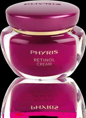 Rapidly absorbed formulation. RETINOL CREAM For dehydrated and normal skin.