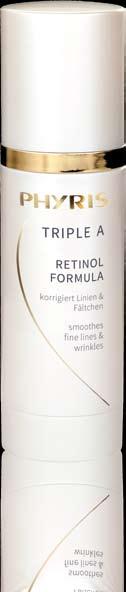 After cleansing and SOMI, apply RETINOL FORMULA, ideally in combination with a care cream.
