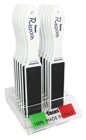 P3H Foot Shaped Paddle File White, 24 piece