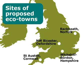 3: North West Bicester - Policy & Plans Background 3.1 North West Bicester is one of four proposed Eco Town locations.